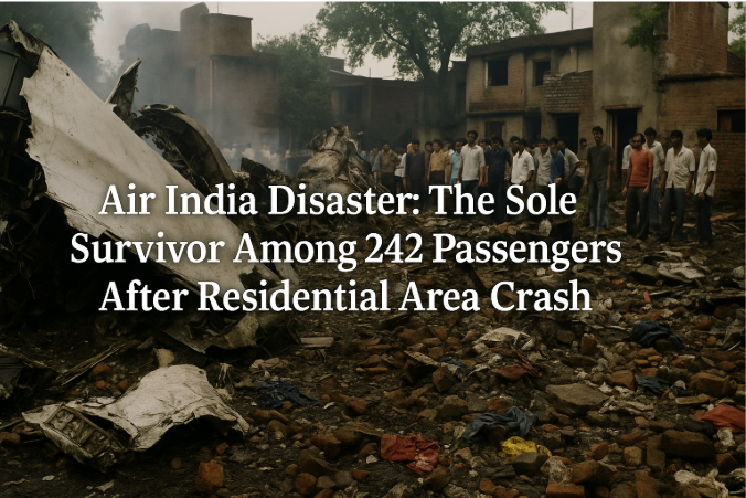 Air India Disaster: The Sole Survivor Among 242 Passengers After Residential Area Crash